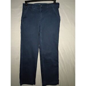 Duluth Trading Co Flex Fire Hose Cargo Pants 32x30 (32X29) Navy Blue Slim Fit